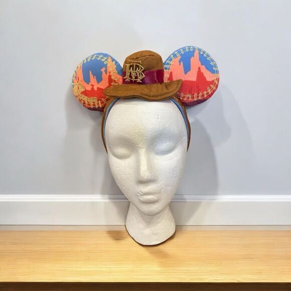 Disney Parks 50th Mickey Big Thunder Mountain Main Attraction Headband Ears - Picture 6 of 12